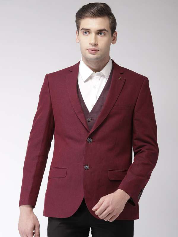 arrow maroon blazer