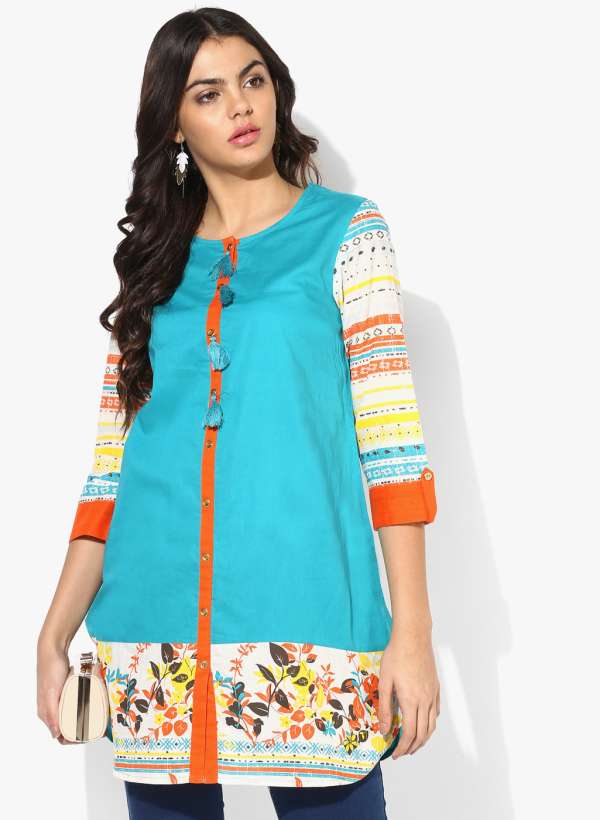 Akkriti By Pantaloons Turquoise Printed Kurti 3847385.htm Buy Akkriti By Pantaloons Turquoise Printed Kurti 3847385.htm online in India