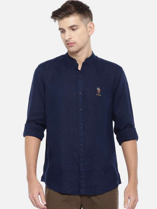 us polo chinese collar shirts