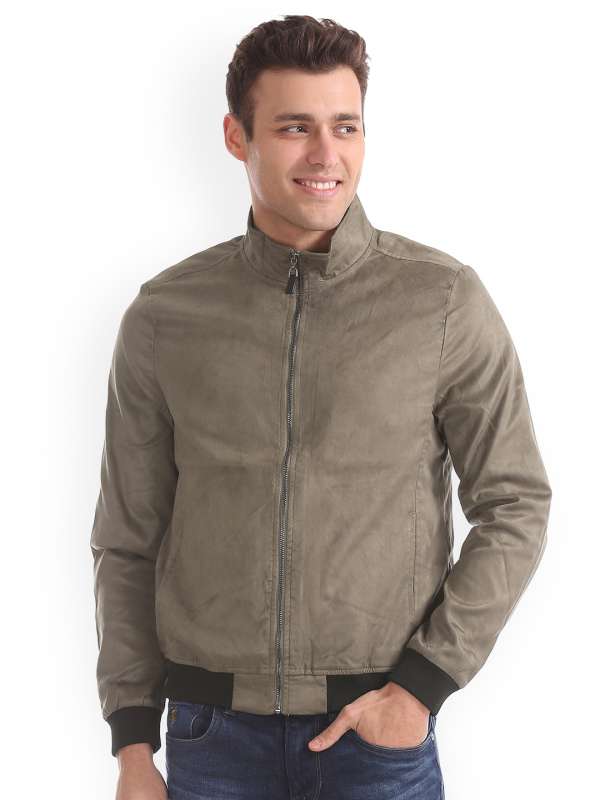 arrow sport full sleeve solid men's jacket