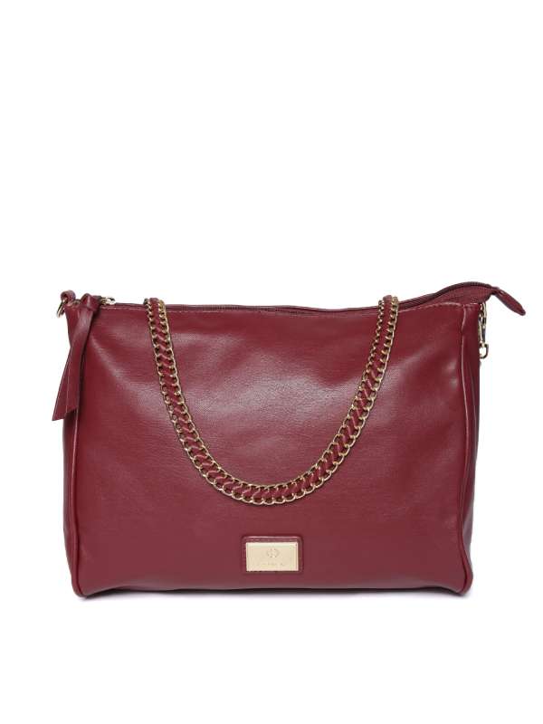 caprese maroon sling bag