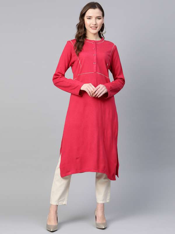 W kurtis myntra hot sale