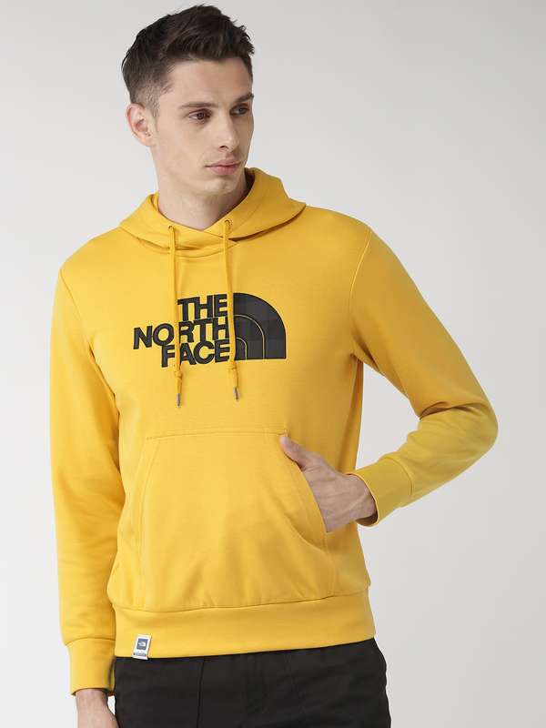 north face yellow sweatshirt
