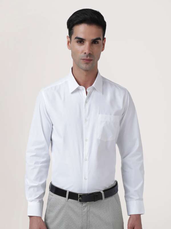White formal shirt online mens