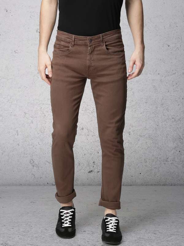chocolate colour jeans