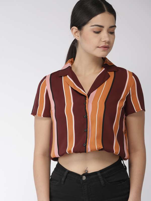 Burgundy blouse online forever 21