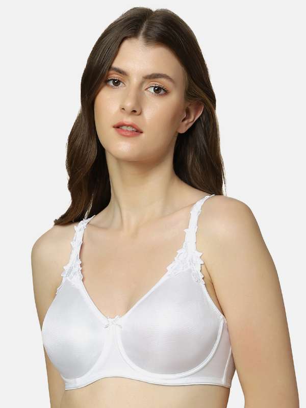 Buy Triumph Double Layered Wired Full Coverage Minimiser Bra - Green - Dark  Combination at Rs.1799 online