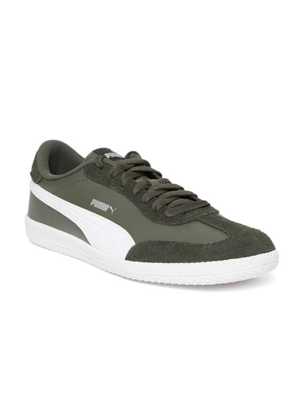 puma olive green shoes