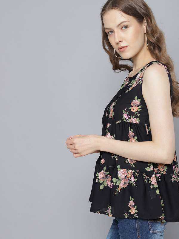myntra fancy tops