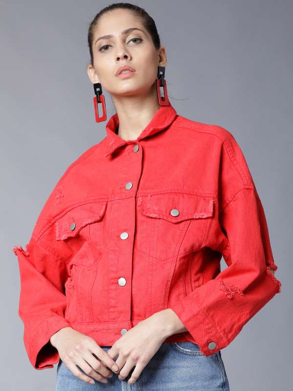 Red Jean Jackets Buy Red Jean Jackets online in India