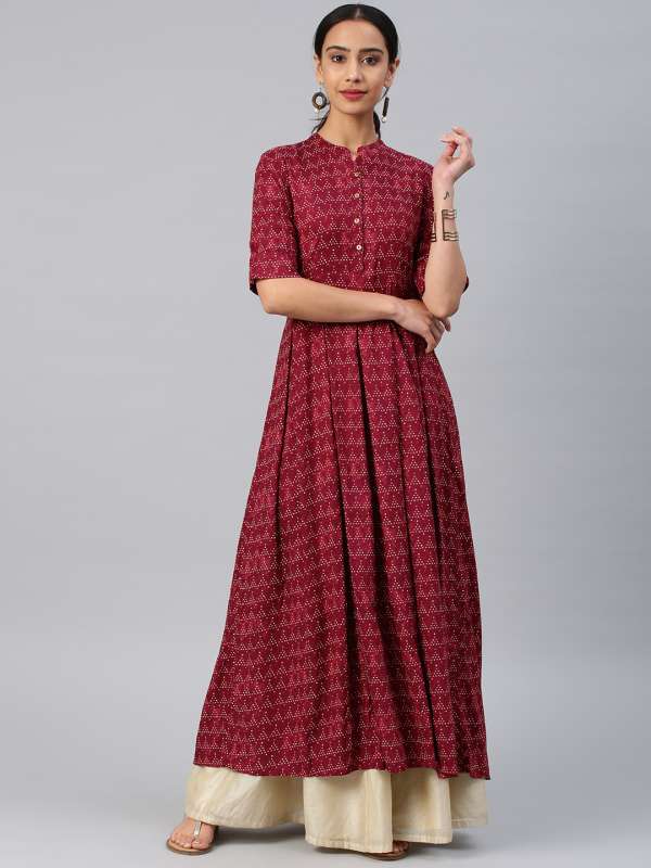 cotton maxi dresses online myntra