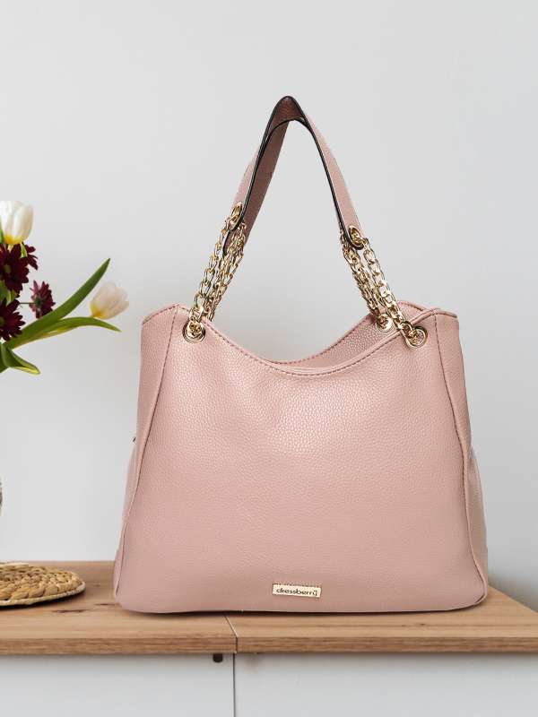 DressBerry Women Pink Solid Shoulder Bag – Wholesale Price App