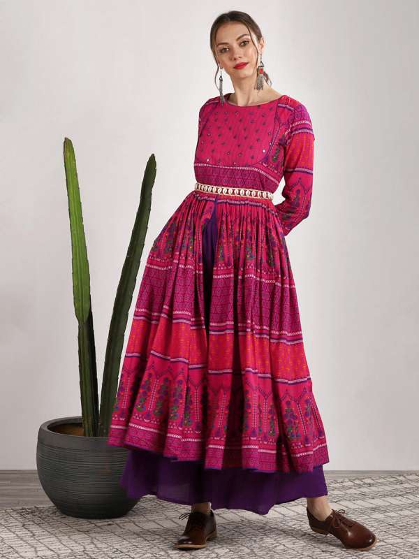 Magenta Purple Women Kurtas Kurtis Anarkali Buy Magenta Purple Women Kurtas Kurtis Anarkali online in India