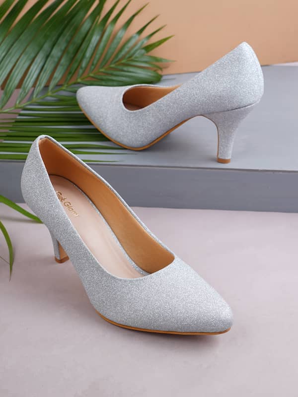 Majestic Silver Glitter Heeled Pumps by I Love Billy | Shop Online at  Williams-bdsngoinhaviet.com.vn