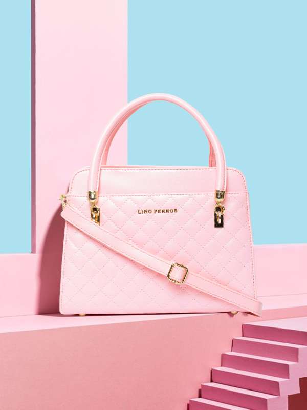 Pink quilted bag store