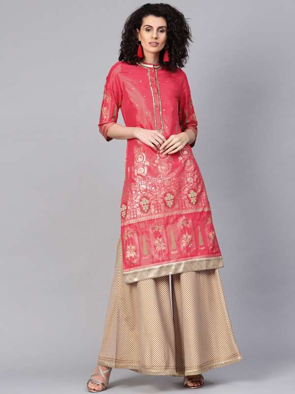 Pink Women Kurtas Wishful By W Buy Pink Women Kurtas Wishful By