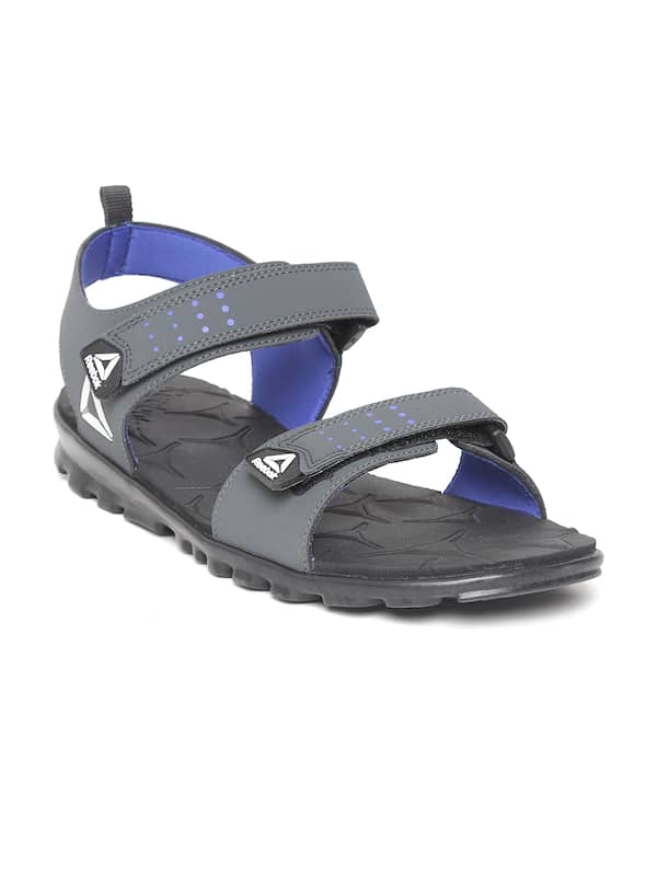 reebok gray floater sandals