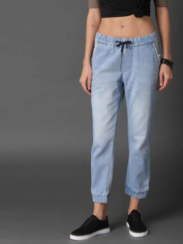 joggers jeans for womens myntra