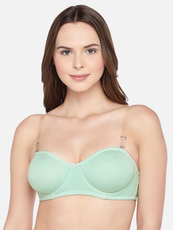 Buy InnerSense Organic Cotton Anti Microbial Padded Bra - Green at Rs.879  online
