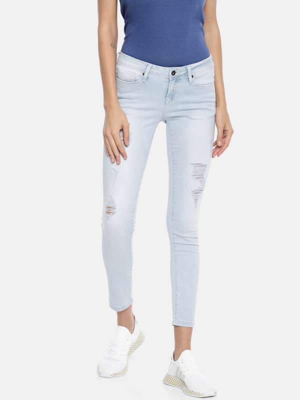 ripped jeans for girls myntra
