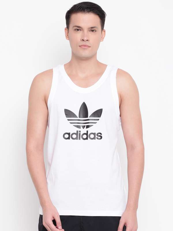 adidas sleeveless t shirt india