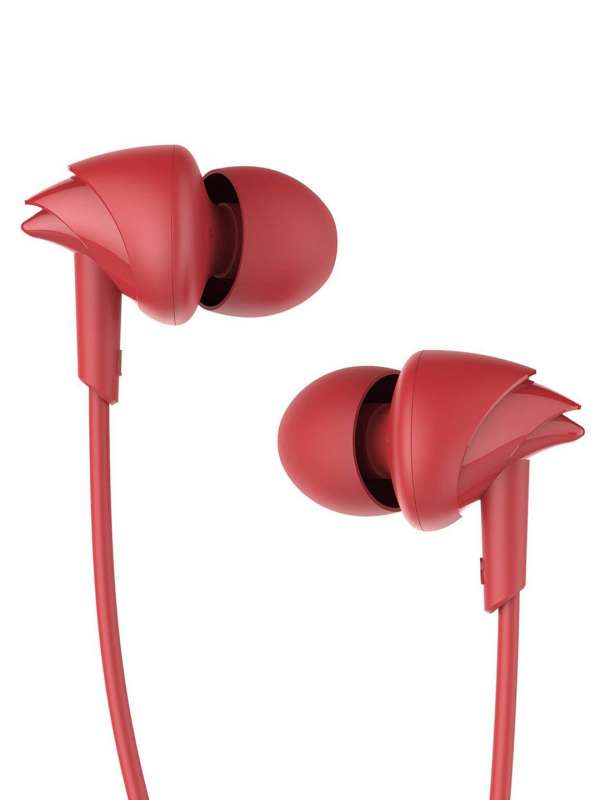 Boat Jazzy Raging Red Bassheads 182 Super Extra Bass Earphones Buy Boat Jazzy Raging Red Bassheads 182 Super Extra Bass Earphones online in India