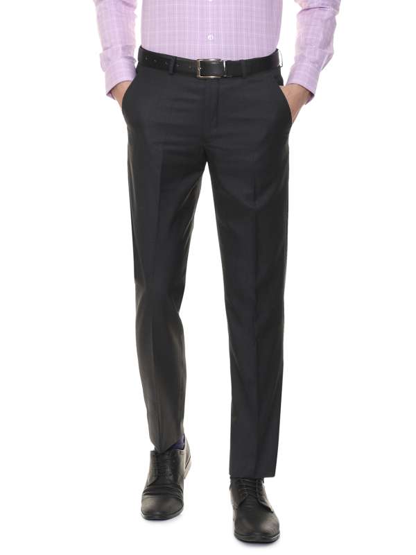 Buy ShreeRam Men's Regular Plain Pant Fit Formal Pant/Office Wear Trousers/ Pant (Light Grey-28) at Amazon.in