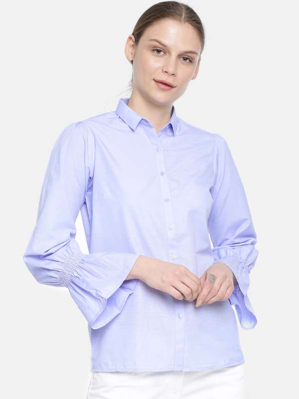 Park avenue women's solid formal shirt 2025