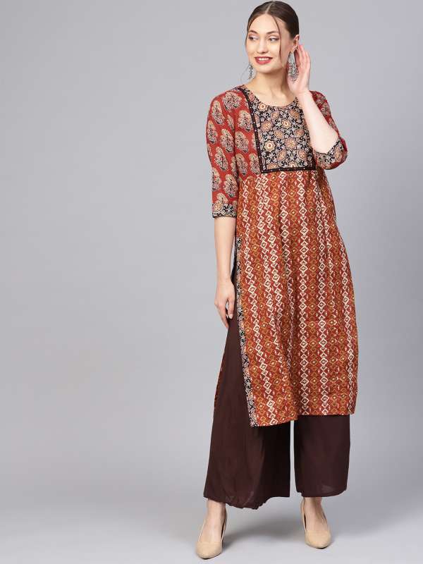 Buy Jaipur Kurti Women Green Solid Straight Kurta With Pants And Dupatta  Online at Low Prices in India - Paytmmall.com