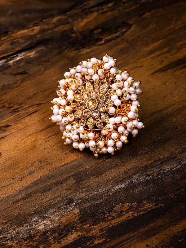 Zaveri pearls rings shop