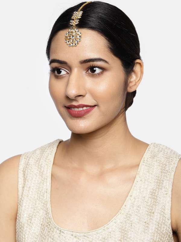 Zaveri pearls cheap maang tikka