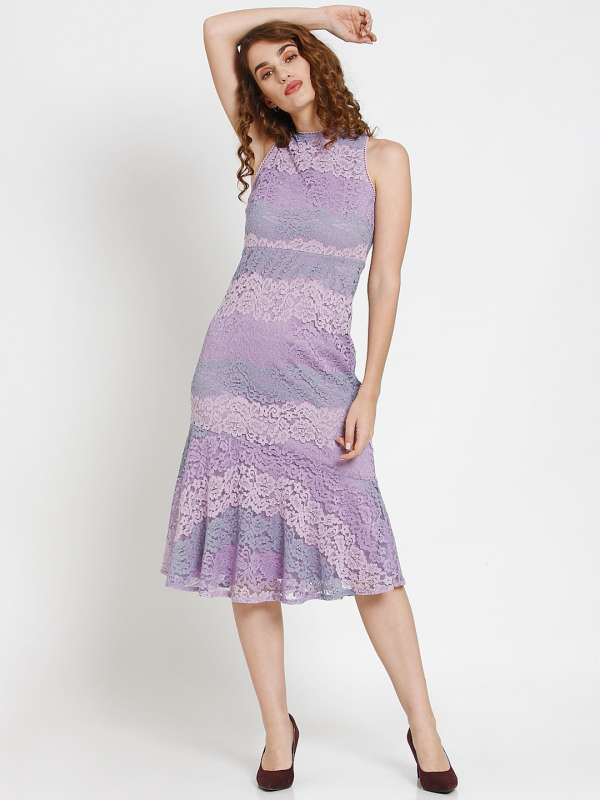 Vero Moda Purple Dresses - Buy Vero 