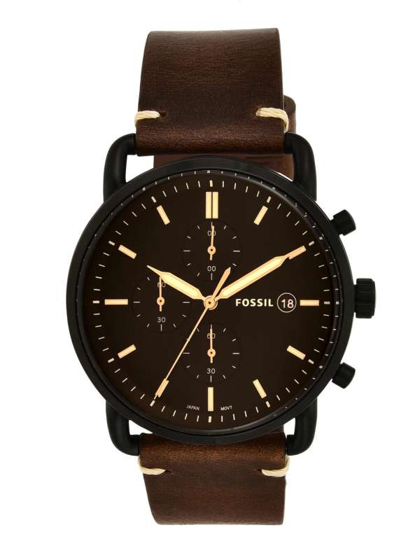 Buy Fossil Men Leather Straps Analogue Chronograph Watch FS5403 SOR Watches for Men 9037405 Myntra