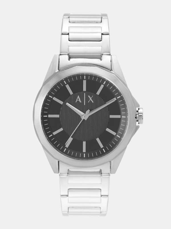 black armani exchange watch