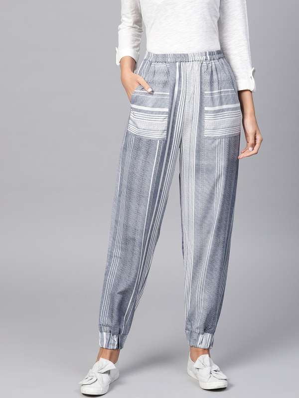 Joggers for women myntra clearance
