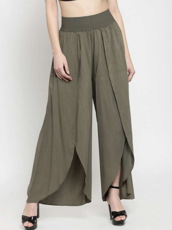 palazzo pants online myntra