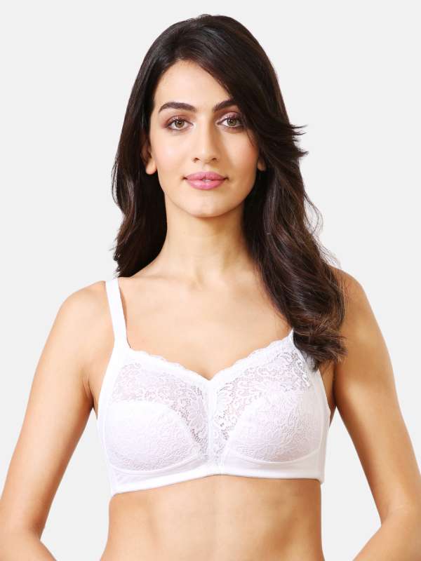 Buy Clovia Double Layered Non Wired Full Coverage Push-Up Bra - Grey at  Rs.329 online