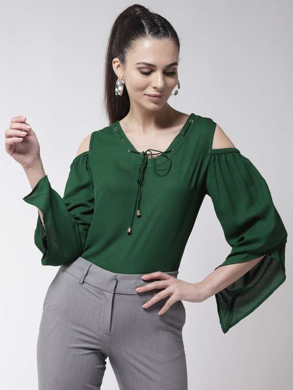 Cold Shoulder Tops Buy Cold Shoulder Tops for Women Online Myntra