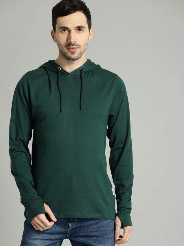 Hooded t shirt myntra new arrivals