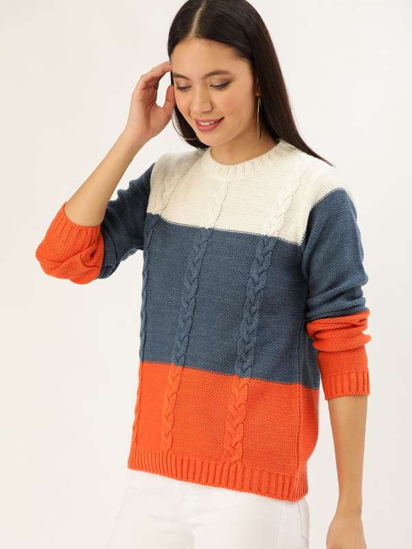 myntra sweaters for ladies