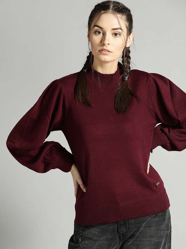 myntra sweaters for ladies