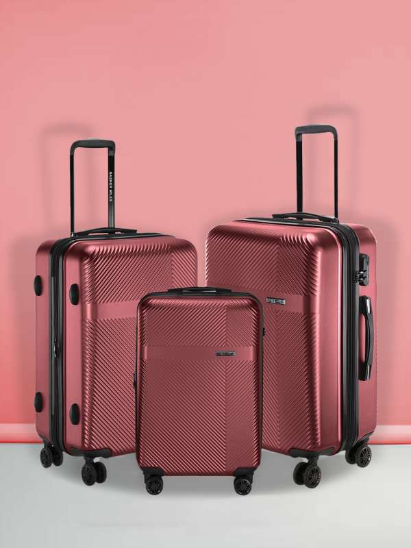 Emblem Luggage Sigma 55cm Maroon Trolley Bag Buy Emblem Luggage