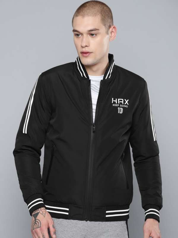 Hrx olive green jacket clearance
