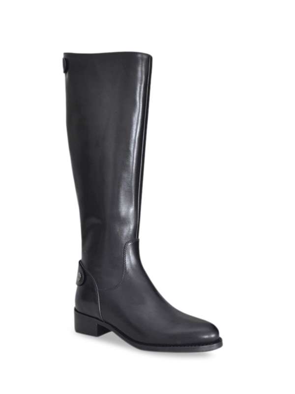 Girls leather knee high boots online