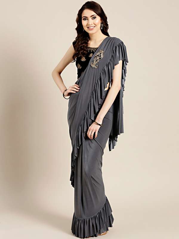 myntra saree gown