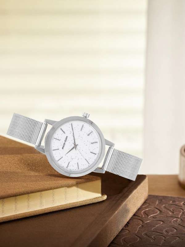Pureguardian Gloria Nouvelle Femme A Silver White Analogue Watch
