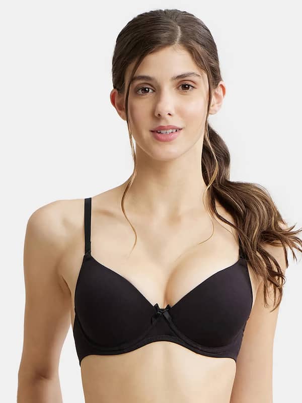 Susie by SHYAWAY Women's Demi- Coverage Underwired Pushup Padded Bra -  Black (Pack of 1)