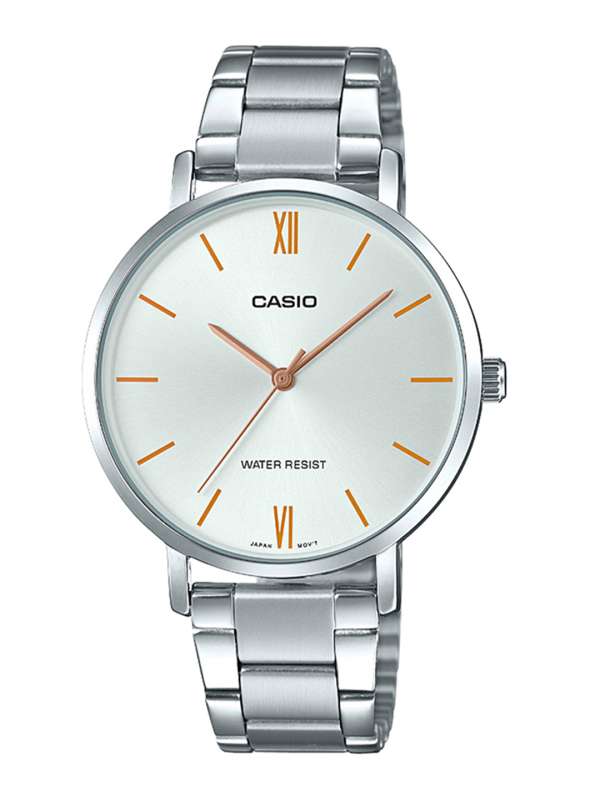 Casio Enticer Ladys Ltp 2083d 7avdf A529 Silver Analog Watch
