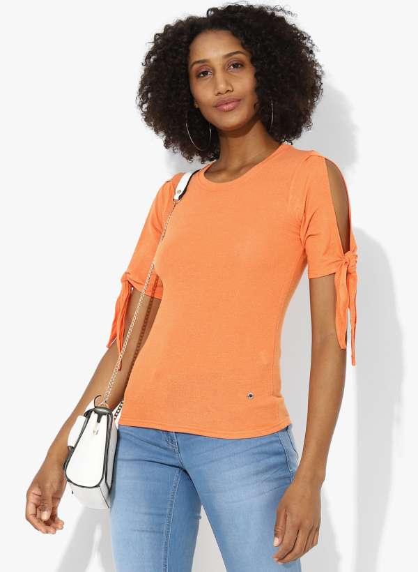 Deal Jeans Orange Tops Buy Deal Jeans Orange Tops online in India