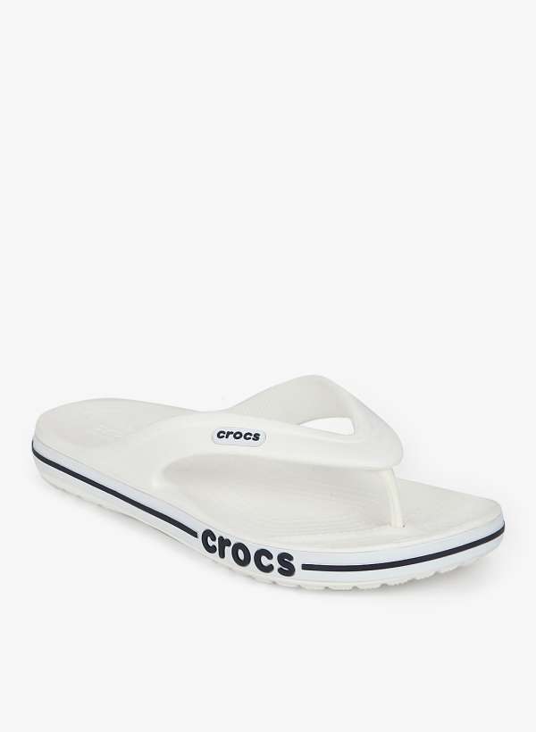 Crocs bayaband white flip flops outlet